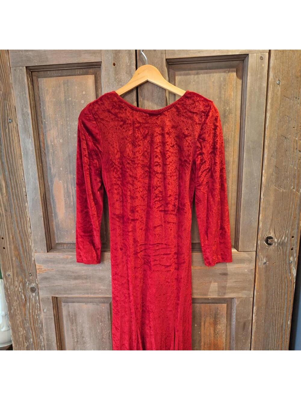 Miss Selfridge Women's Red and Burgundy Dress